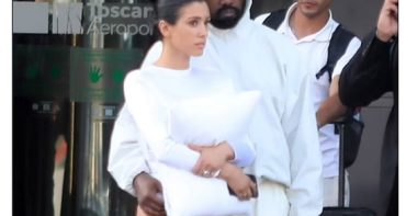 Kanye West y Bianca Censori con una almohada vuelven a Florencia