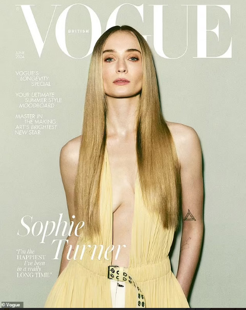 Sophie Turner en la portada de Vogue UK