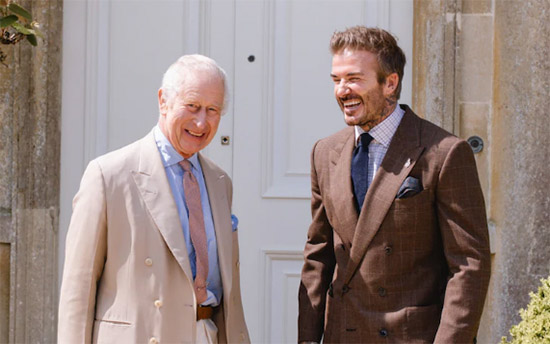 David Beckham embajador de la Fundación del Rey Charles