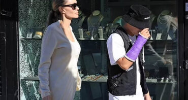 Angelina y su hijo Pax en L.A