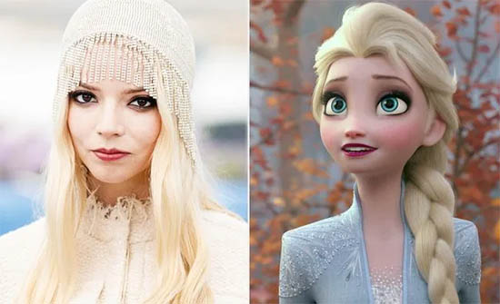 Anya Taylor-Joy como Elsa de Frozen sería perfecta