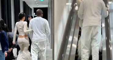 Kanye y Bianca felices en Tokio