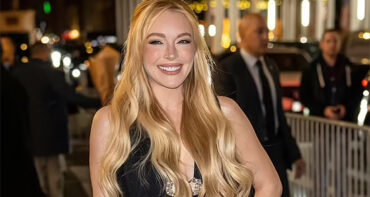 Lindsay Lohan hermosa en el estreno de Our Little Secret