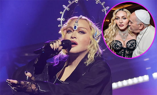 Madonna genera polémica por fotos con el papa Francisco